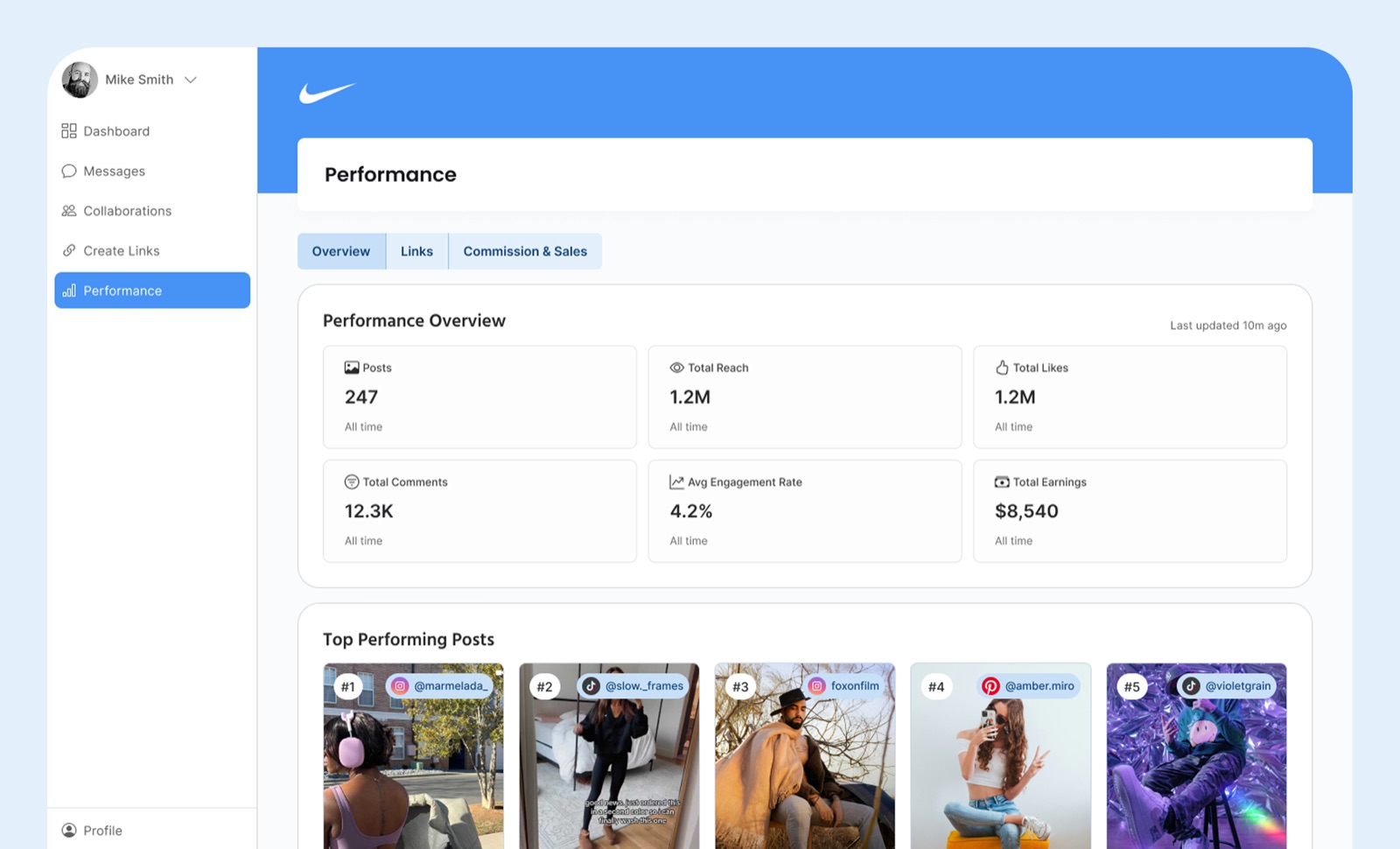 Performance project case study preview